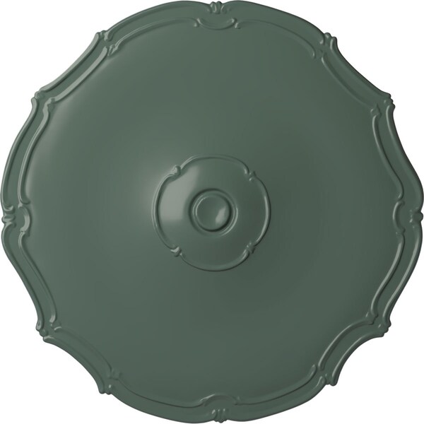 Ekena Millwork Pompeii Ceiling Medallion (Fits Canopies up to 2"), Hand-Painted Cloud Burst, 18 7/8"OD x 1 1/2"P CM18POCBF - main